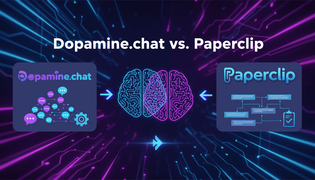 Dopamine.chat vs. Paperclip: Which AI Agent Builder is Right for You?